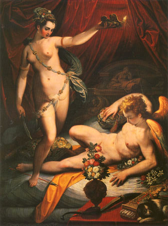 Amor and Psyche - Jacopo Zucchi