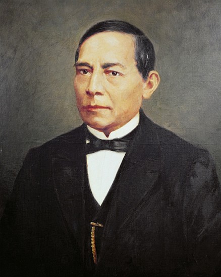 Image: Mexican School - Portrait of Benito Juarez (1806-72) - portrait_of_benito_juarez_1806