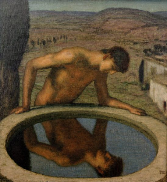 Image: Franz von Stuck - v.Stuck / Narcissus / c.1926