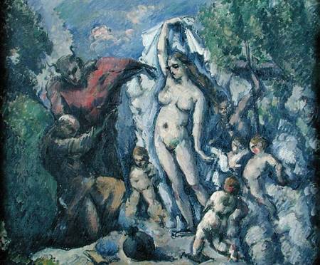 Paul Cezanne Style on The Temptation Of St Anthony From Paul Cezanne