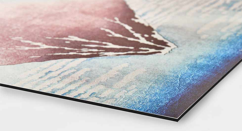 Artworks directly printed on Alu-Dibond