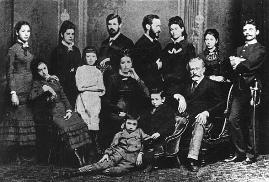 The Freud Family, c.1876 from Austrian Photographer
