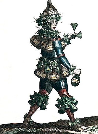 The Innkeeper, allegorical costume design from Bonnart (Family of Engravers)