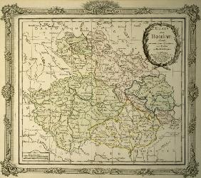 Map of Bohemia , Brion engraving