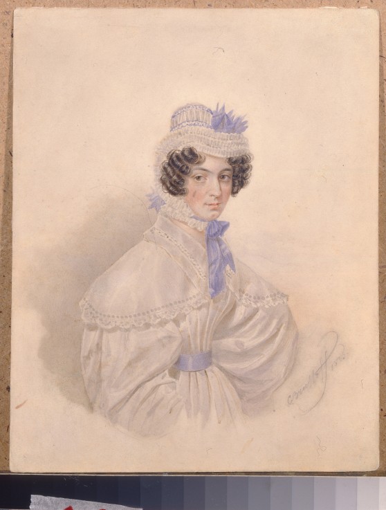 Portrait of Anna Borisovna Bakunina (1802-1835) from Brüllow