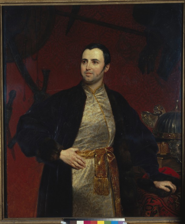 Portrait of Prince Mikhail Andreyevich Obolensky (1805-1873) from Brüllow