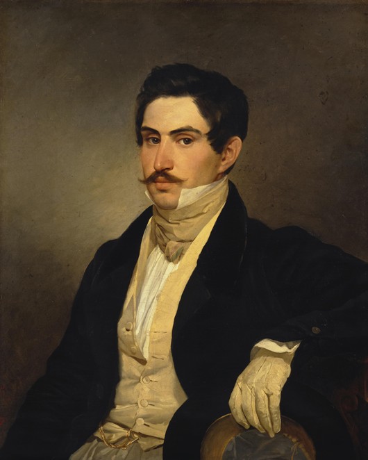 Portrait of Nikolay Alexeevich Okhotnikov from Brüllow
