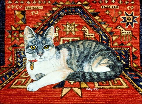 First Carpet-Cat-Patch, 1992  from Ditz 