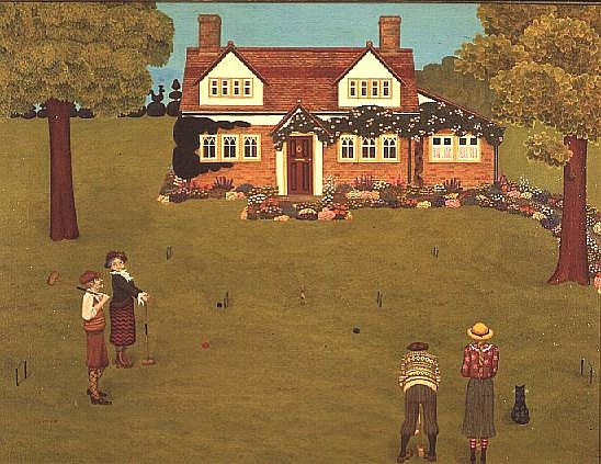 Playing Croquet  from Ditz 