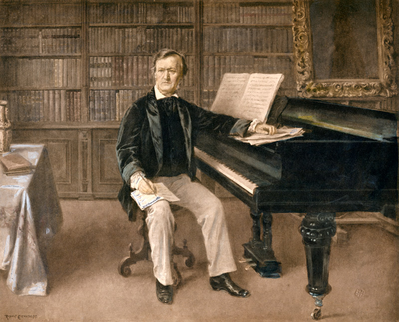 Richard Wagner playing piano, Eichstaedt from Eichstaedt