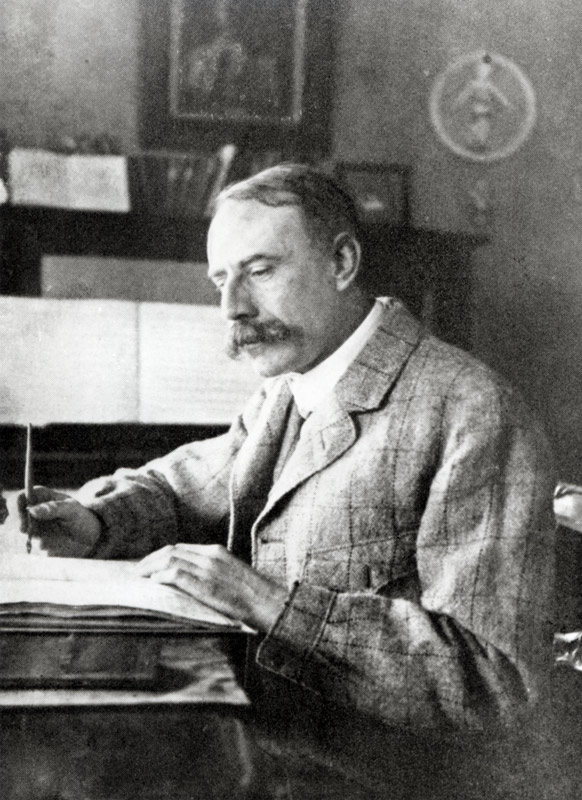 Sir Edward Elgar (1857-1934) from English Photographer