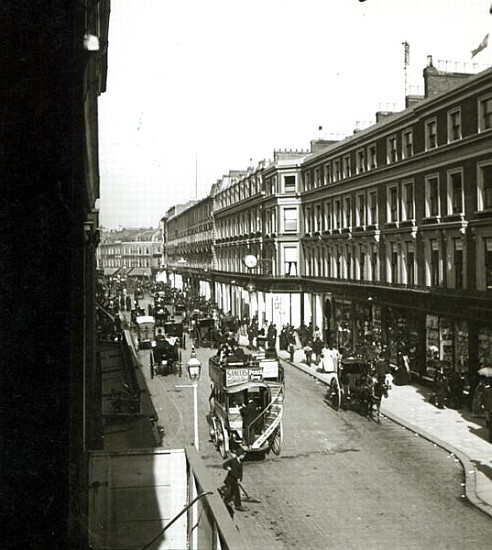 A View of Westbourne Grove, London, showing Whiteley''s department store, c.1890 from English Photographer