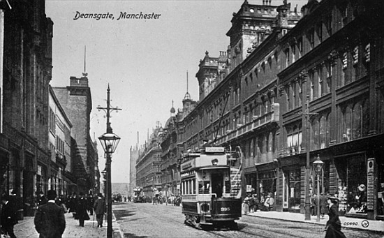 Deansgate, Manchester, c.1910 from English Photographer