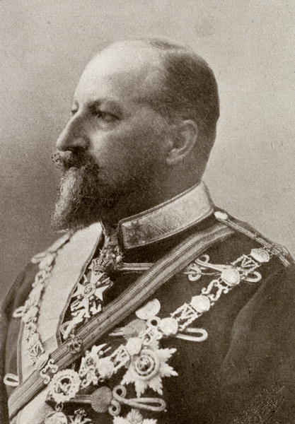 Ferdinand I, Tsar of Bulgaria, from ''The Year 1912'', published London, 1913 (b/w photo)  from English Photographer
