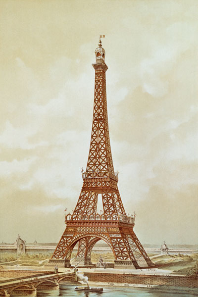 Paris, Eiffel Tower from Fichtenberg