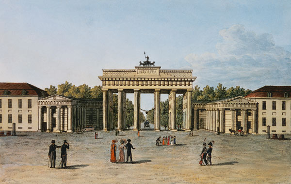 Brandenburg Gate & Pariser Platz from Forst