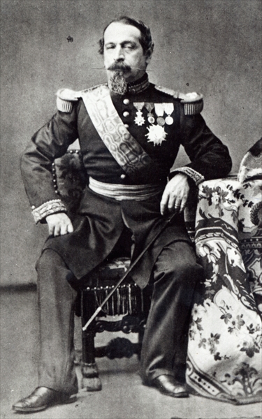 Napoleon III, 1860-70 (b/w photo)  from French Photographer