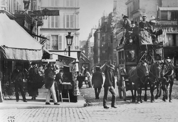 View of Paris, c.1900 (b/w photo)  from French Photographer