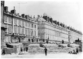 Barricade during the Commune of Paris in Rue de Rivoli