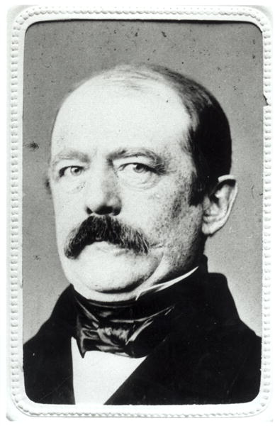 Otto Von Bismarck (1815-98) 1860s (b/w photo)  from German Photographer