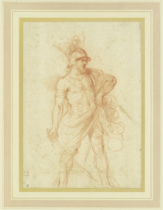 Stehender römischer Krieger from Guercino (Giovanni Francesco Barbieri)