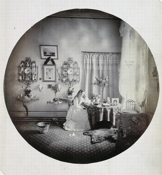 Interior of Muckross House, c.1865 (albumen print)  from Irish Photographer (19th Century)