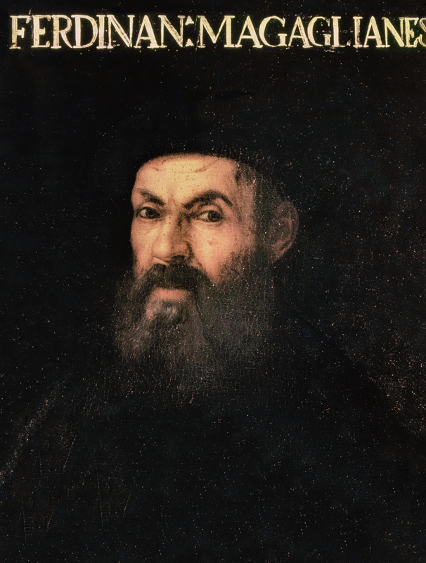 Portrait of Ferdinand Magellan (c.1480-1 - Italian School as art print or  hand painted oil.