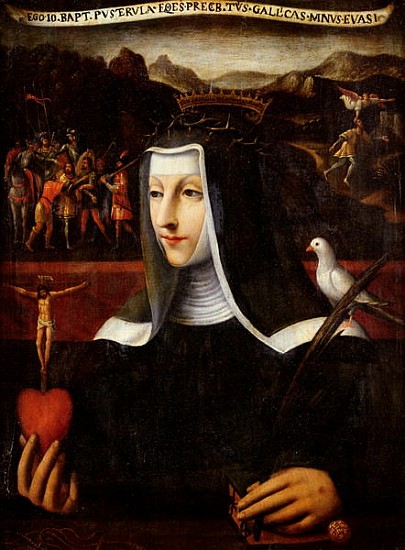 Ex Voto dedicated to St. Catherine of Siena (1347-80) from Italian School