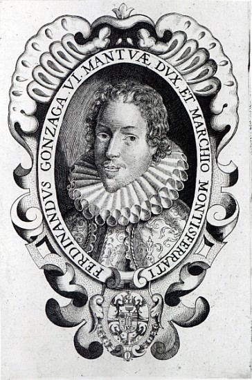 Ferdinando Gonzaga, Duke of Mantua from Italian School