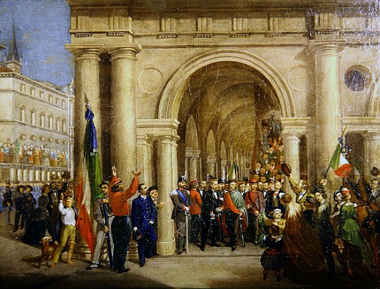 Giuseppe Garibaldi in Vicenza, 7th March 1867 from Italian School