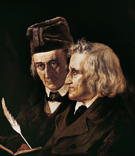 Jacob and Wilhelm Grimm , Jerichau from Jerichau