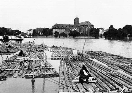 The Oder at Breslau (modern day Wroclaw) Poland, c.1910 from Jousset