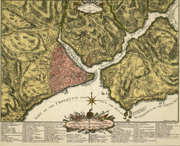 Constantinople , Map from Lempereur