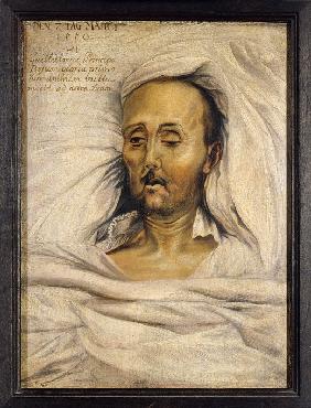 Duke William V of Bavaria on his deathbed