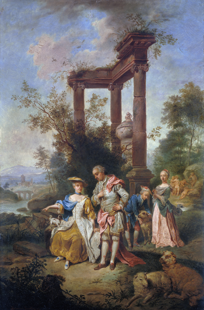The Goethe Family in Arcadian Dress from Seekatz
