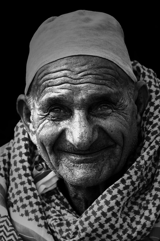 Kind smile from Abdelkader Allam