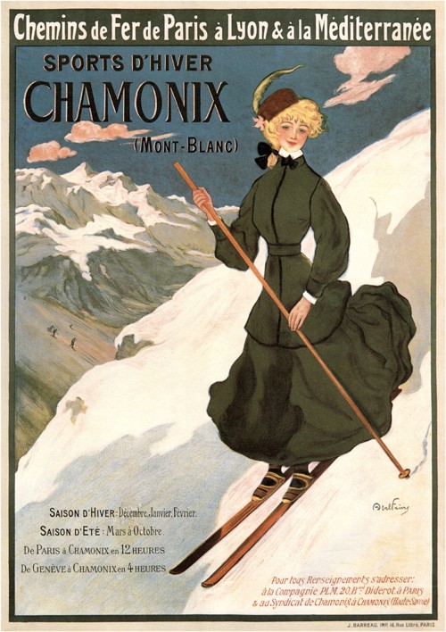 Chamonix Mont Blanc from Abel Faivre