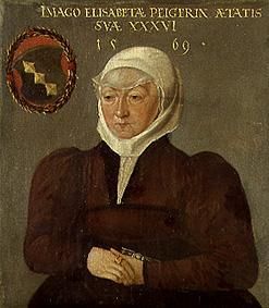 Portrait the Elisabeth Peyer of Schaffhausen, wife the Samuel Grynaeus from Abel Stimmer