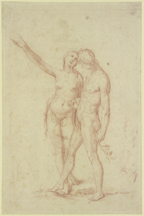 Adam and Eve from Abraham Bloemaert