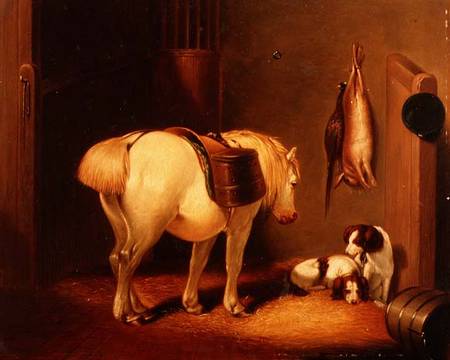 The Gamekeeper's Stable from Abraham Cooper