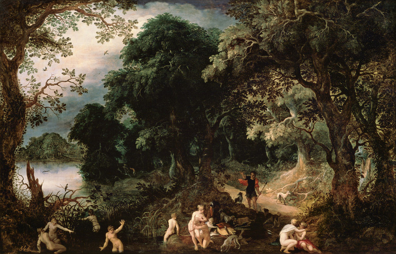 Diana and Actaeon from Abraham Govaerts