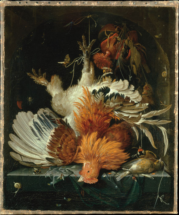 Still Life with Dead Poultry from Abraham Mignon