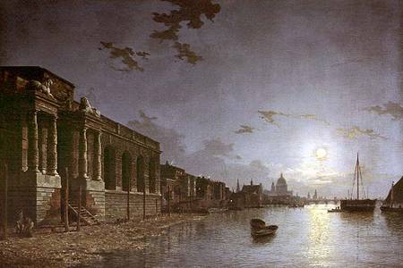 A View of the Thames from Abraham Pether
