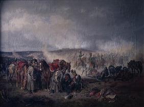 The death of Count Seinsheim at the Battle of Borodino in 1812