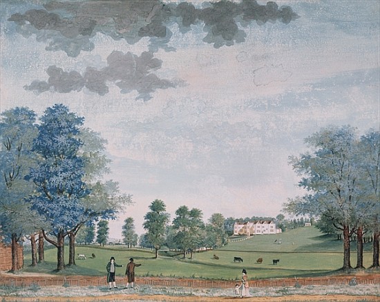 The Great House and Park at Chawton, c.1780 from Adam Callander