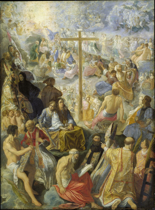 The Frankfurt Altarpiece of the Exaltation of the True Cross from Adam Elsheimer