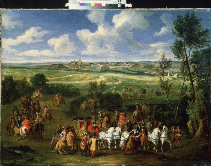 The Royal Convoy from Adam Frans van der Meulen