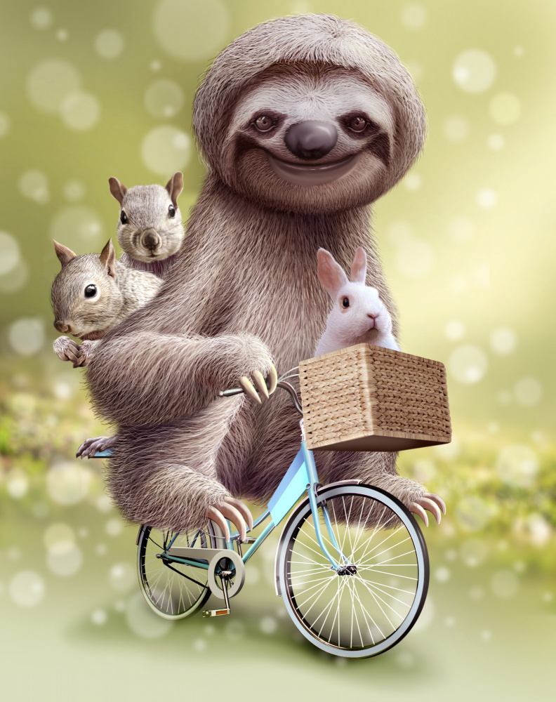 SLOTH GO RIDING from Adam Lawless