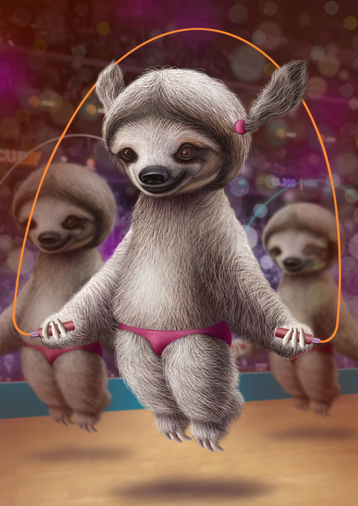 SLOTHS SKIPPING from Adam Lawless