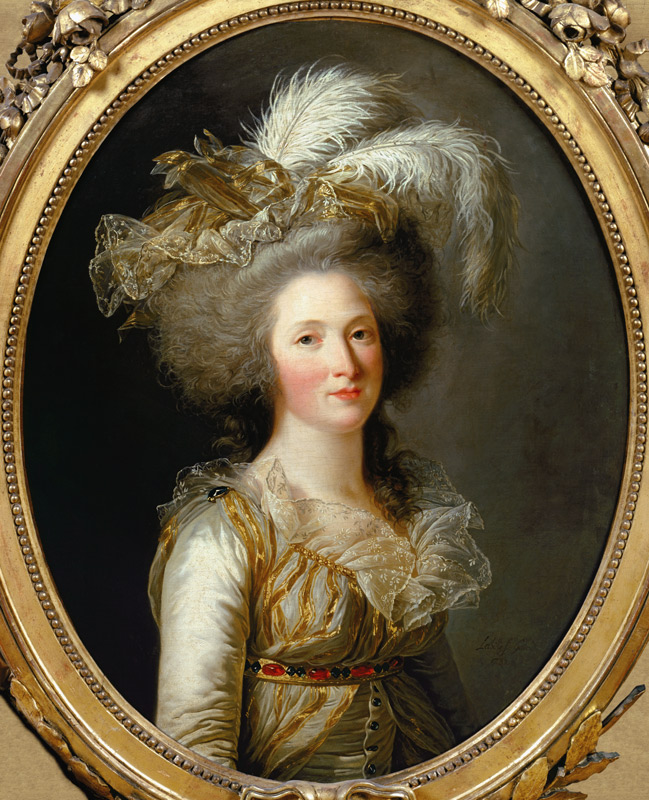 Elisabeth of France (1764-94) called Madame Elisabeth from Adélaide Labille-Guiard